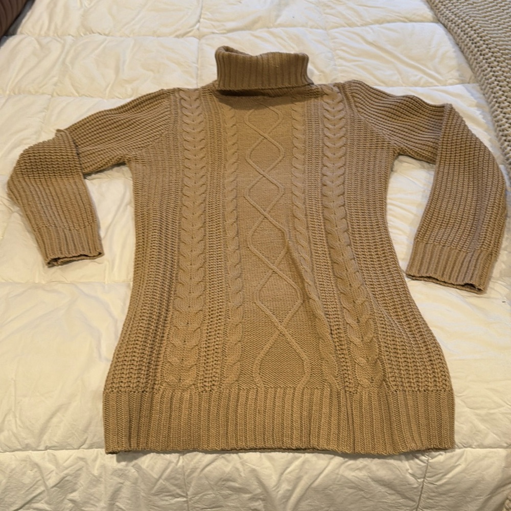 Brown sweater dress from Caitlin Covington Pink Lilly Collection